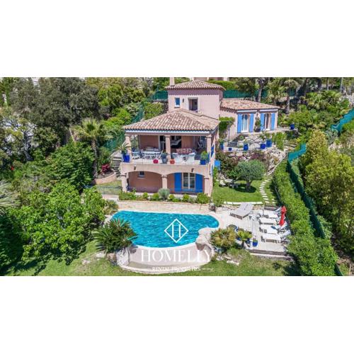 Villa avec vue panoramique sur le golfe de St Tropez - Villa Bicotine