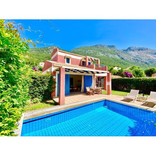 Villa Barbati Thalassaki with private pool by DadoVillas