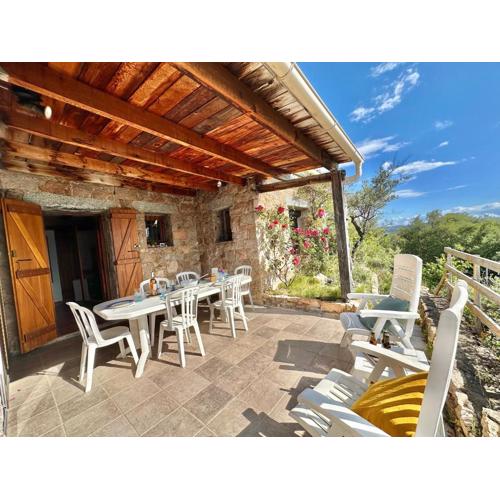 Villa de charme vue imprenable sur le golfe, 6 pers PORTO-VECCHIO