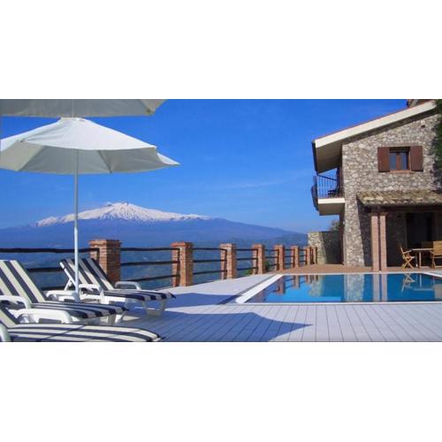 Villa Etna Mare - Pool villa in peaceful location with breathtaking views of the sea, Mt Etna & Taormina -