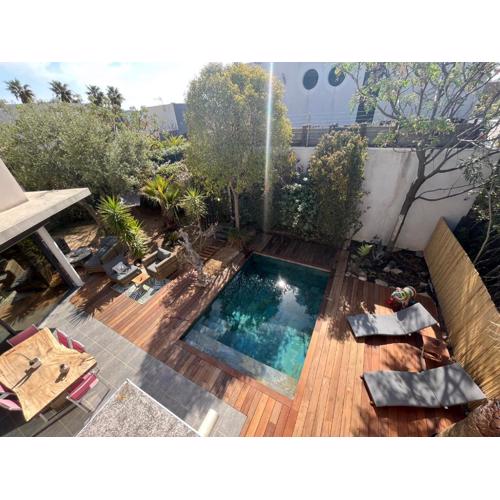 VILLA FLAMANT ROSE 5 ETOILES Bord de mer Quartier VILLEROY