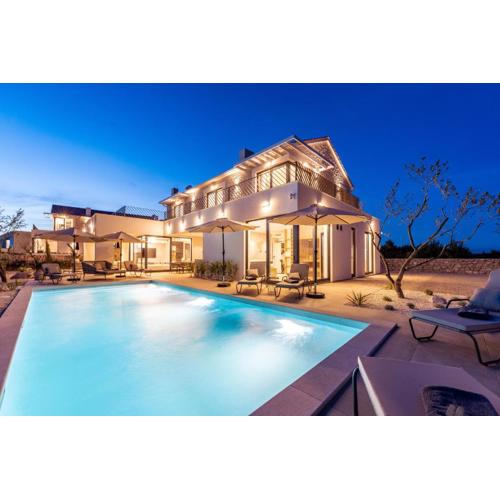 Villa Galla - Heated pool, Sea view, Jaccuzzi, Modern design