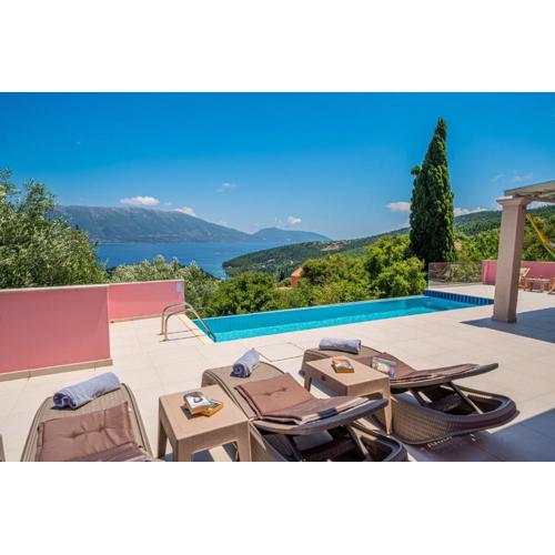 Villa Helios Sea View & Private Pool near Fiskardo