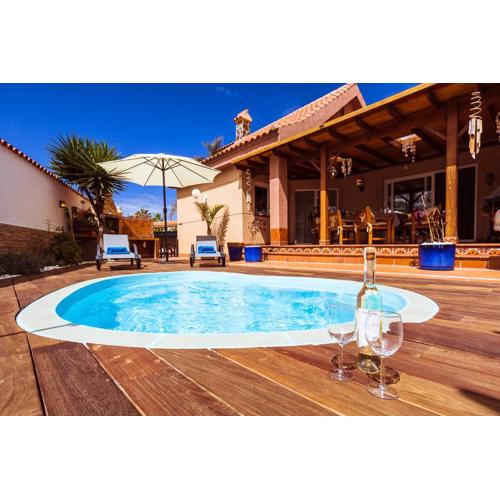 Villa Hibiscus Centrum Corralejo Beach Private Pool Family