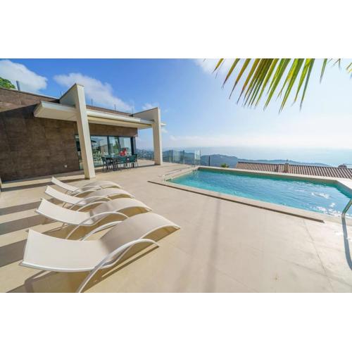 Villa le Paradis (8 pers.). vista magnífica al mar