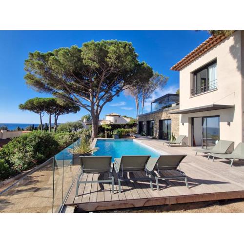 Villa moderne avec piscine chauffée, climatisation, proche plage des Eléphants - FR-1-780-14