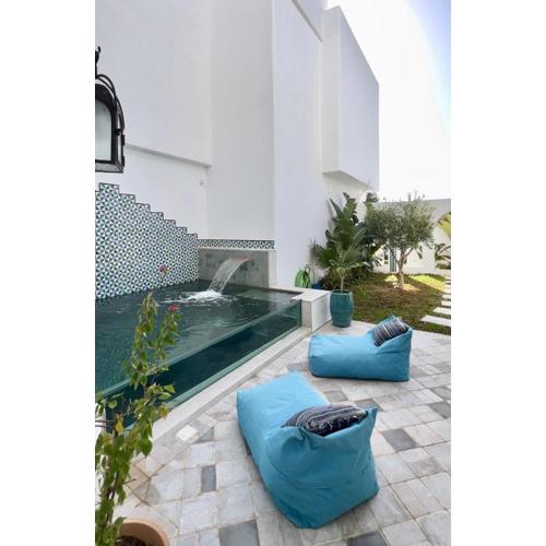Villa Poseidon: piscine et rooftop à Hammamet