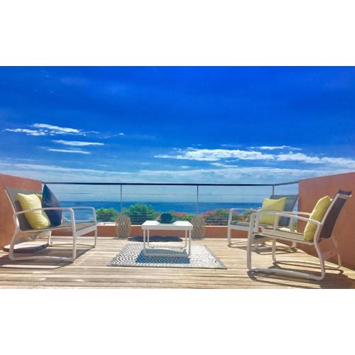 Villa Santa Giulia, vue panoramique sur la mer, 900 m de la plage