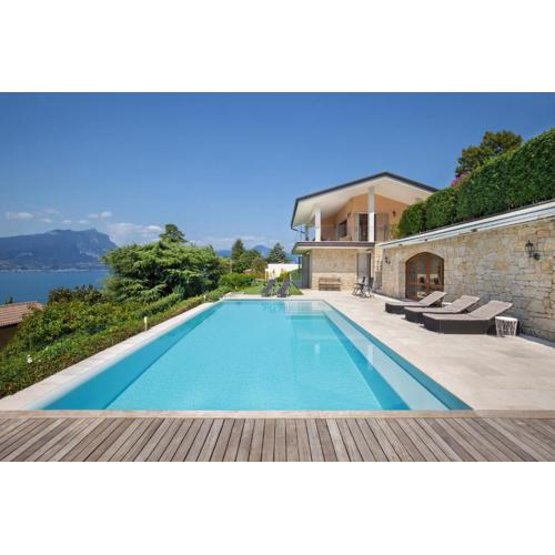 Villa Sybille With Pool And Lake View