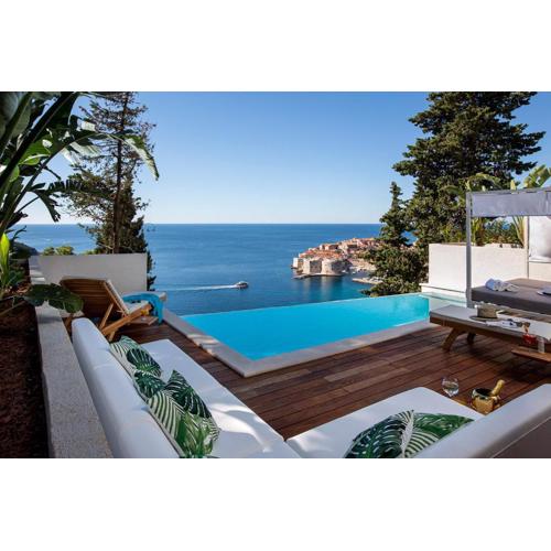 Villa T Dubrovnik - Wellness and Spa Luxury Villa with spectacular Old Town view