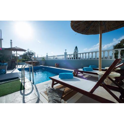Villa Virginia, heated pool, Kalamaki
