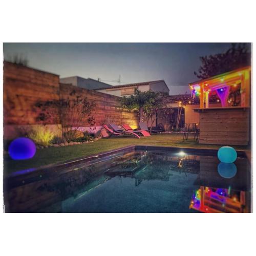 Villa VITA, piscine privée chauffée & jacuzzi privatif, 5mn des plages