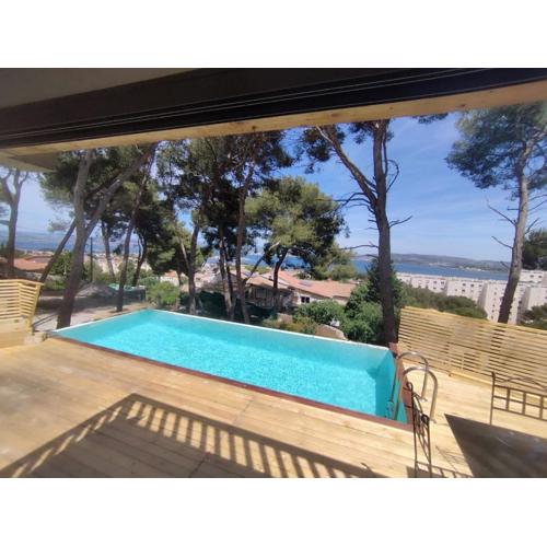 Villa Vue étang Thau Climatisé