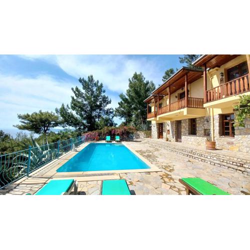 Villa with sea views in Faralya