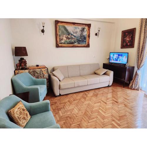 Vintage apartment with modern amenities