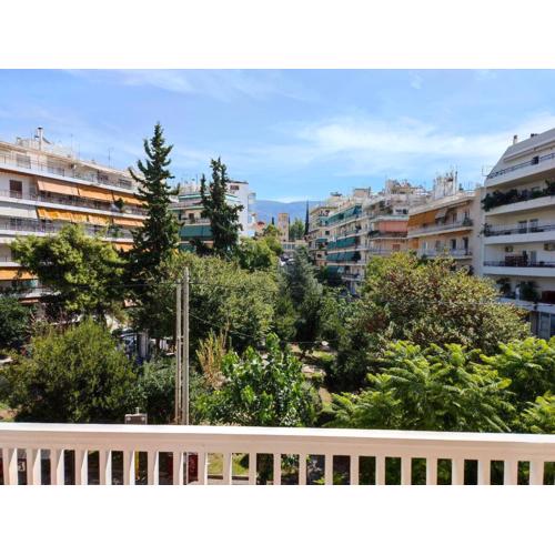 Vironos extra bright apartment - Front park and monastery