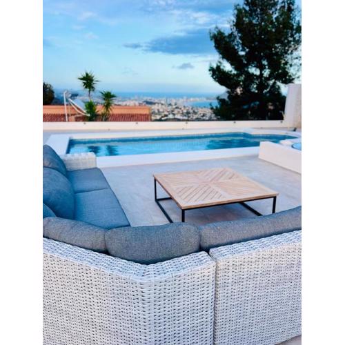 Vistas Calpe Maryvilla Apartamento vistas a la piscina