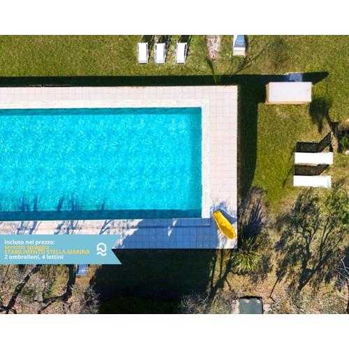 VIVA3 - Numana, ampio trilocale in villa con piscina