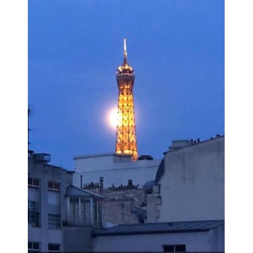 Vue Tour Eiffel - calme & chic