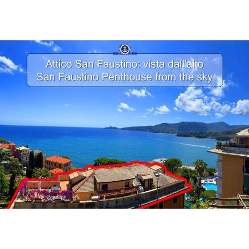 WELCOME RIVIERA - ATTICO SAN FAUSTINO 165 mq più 110 mq di terrazza- IN VILLA 700 ,VISTA MARE STREPITOSA-100 m dalla spiaggia-PARKING ESCLUSIVO