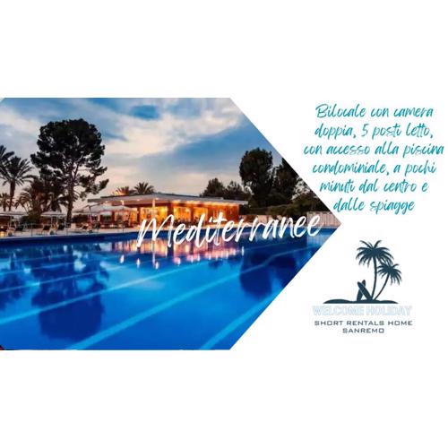 WH - Mediterranee - A 2 Passi dalle Spiagge Con Piscina condominiale - Wifi
