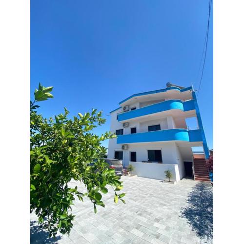 White & Blue Apartment\