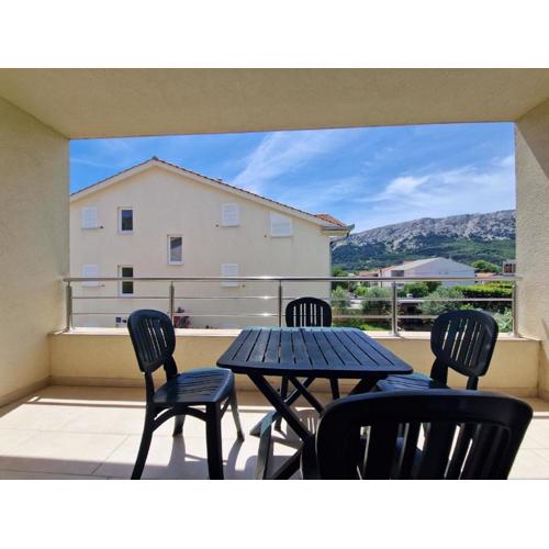 Wohnung in Baška mit Eigenem Balkon