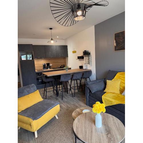 Yellow Beach, T2 neuf avec jardin