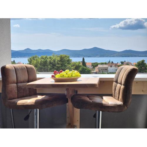Zadar Booking Beautifull studio apartment Bell with balcony and sea view in Zadar