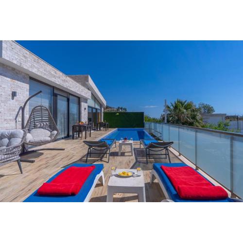 Zümrüt - 2 Bedroom Holiday Villa with jacuzzi in Kalkan - Uzumlu