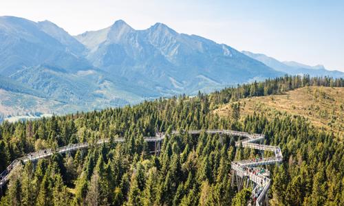 Belianské Tatry u Chodníku korunami stromů v Penzionu Šilon se snídaní + slevy do wellness a aquaparků