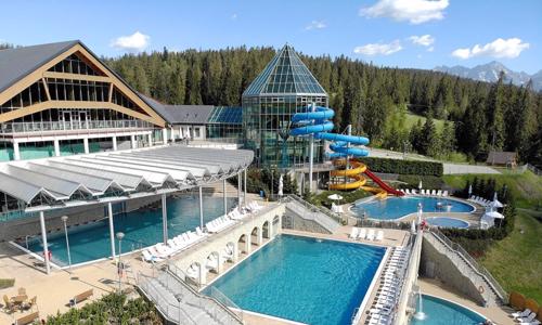 Bukowina Tatrzańska v Hotelu Harnas *** se snídaní či polopenzí a neomezeným vstupem do termálů + půjčení kol