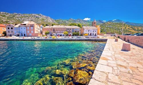 Chorvatsko: Letovisko Karlobag jen 60 m od moře v Apartmánech Gogi až pro 6 osob s plně vybavenou kuchyní