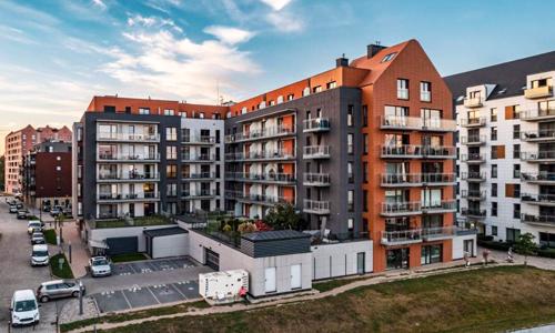 Gdaňsk nedaleko historického centra a památek: Stylové Apartamenty Sun & Snow Aura II s vlastní kuchyní + WiFi