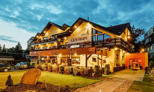 Krkonoše blízko lanovky na Čertovu horu v Hotelu Centrum Harrachov *** s polopenzí, bohatým wellness a slevami