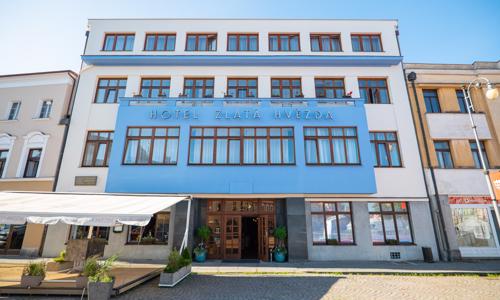 Litomyšl přímo v historickém centru jen 550 m od zámku v Hotelu Zlatá Hvězda **** s polopenzí + úschovna kol