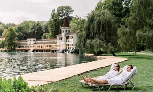 Maďarsko jen 100 m od jezera Hévíz v Bonvital Wellness & Gastro Hotelu ****+ s polopenzí a wellness + sleva