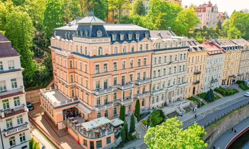 Odpočinkový pobyt v Karlových Varech v Humboldt Park Hotelu & Spa **** s polopenzí, wellness a procedurami