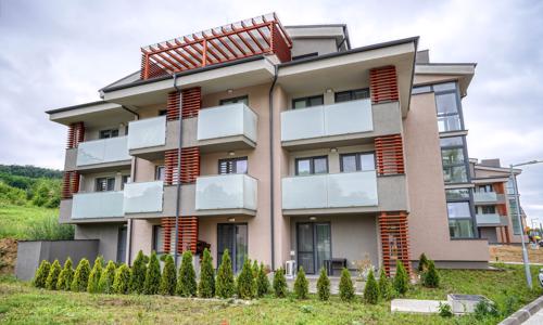 Podhájská jen 400 m od termálních a Římských lázní v nových Apartmánech Pulse + 10% sleva na vstup do lázní