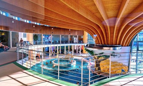 Podhájská: Pobyt v Penzionu Podhájčanka se snídaněmi a vstupem do termálního wellness Aquamarín s bazény