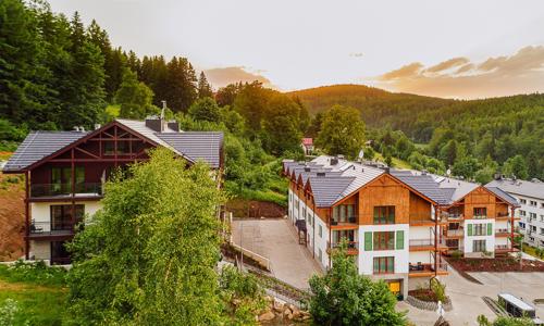 Polské Krkonoše jen 10 km od hranic s Českem v apartmánu pro 4 osoby v Apartamenty Sun & Snow Karpatia