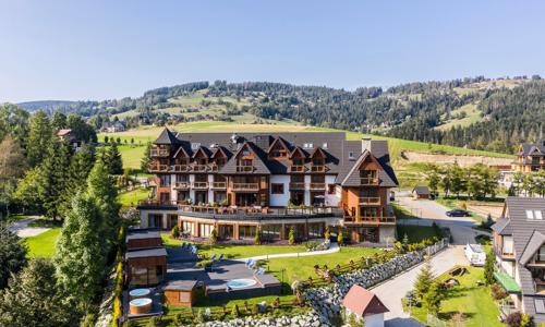 Polsko a Tatranský NP: Kościelisko v Mountain Palace Tatra Resort & SPA s polopenzí + vířivka, sauna, kulečník