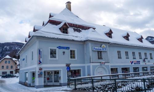 Rakouské Alpy: Pobyt u ski areálu Hochkar v českém Penzionu Sun se snídaněmi formou bufetu + káva a čaj