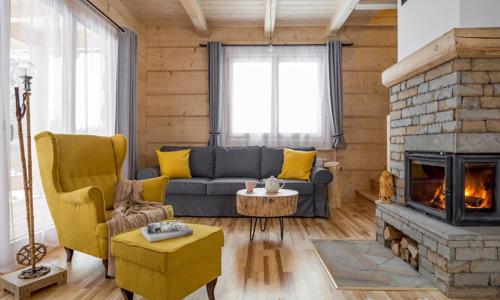 Zakopane v blízkosti termálních lázní: Stylové dřevěné chatičky Tatra Wood House až pro 8 osob + snídaně